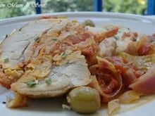 Rôti de dinde farci au delice rubis