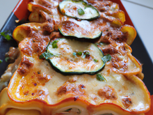 Mes lasagnes de courgettes au coulommiers