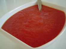 Coulis de tomates fraîches