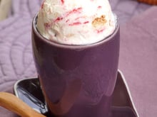 Glace cheesecake au citron & fraise