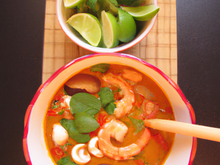 Soupe Tom Yum thaïlandaise