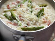 Risotto crémeux aux pointes d'asperges et parmesan Giovanni Ferrari