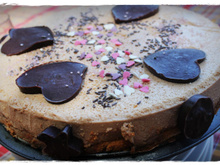 Bavarois praliné et poires