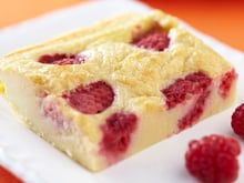 Clafoutis framboises gingembre