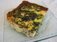 Saumon épinard façon cheesecake