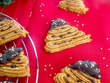 Sapin à la patate douce et aux amandes