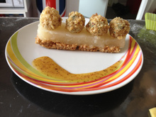 Le Roquefort Papillon sur son lit de poire croquant