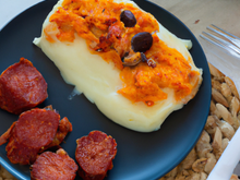 Parmentier de poisson et chorizo