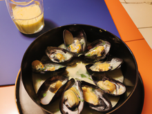 Moules au roquefort classique