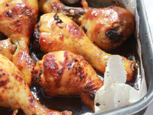 Pilons de poulet et sa sauce worcestershire