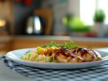 Je fais cette recette de poulet gratiné à l’abricot de ma maman (et tout le monde en redemande) !