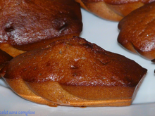 Madeleines au chocolat sans complexe