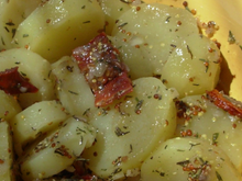 Salade de pommes de terre aux tomates séchées