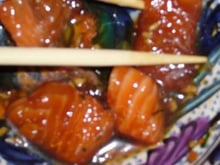 Saumon mariné à la japonaise