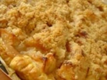 Tarte pommes-bananes version "crumble" facile