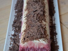 Bûche glacée façon forêt noire