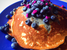 Pancake au bleuets