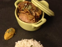 Wok de dinde forestière