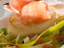 Coquilles Saint-Jacques au jambon Serrano