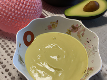 Crème douce à l'avocat