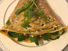 Gâteau de crêpes à la roquette