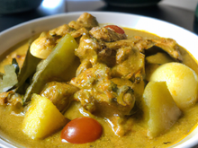 Mijoté de dinde curry gingembre