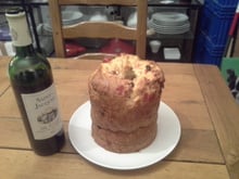 Panettone aux raisins de Smyrne et à l'amande
