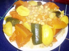 Couscous aux légumes facile