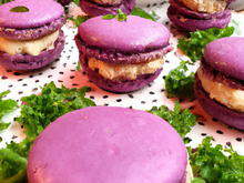 Macarons chèvre-ciboulette