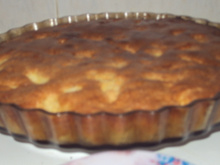 Gâteau aux pommes et à la banane
