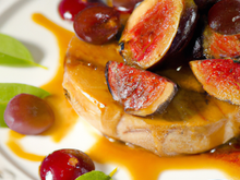 Foie gras poêlé aux fruits d'automne