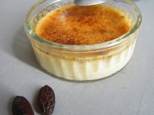 Crème brûlée à la fève Tonka