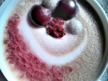 Cappuccino de fruits rouges