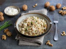 Risotto léger aux noix de Grenoble AOP
