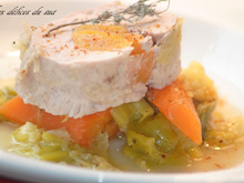 Filet mignon aux abricots et légumes d'hiver