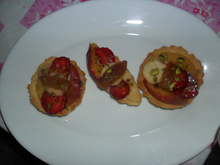 Tartelettes à la crème pâtissière et aux fruits