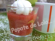 Liégeois fruits rouges et jonagold