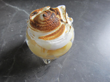 Verrine de citron meringuée