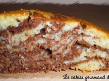 Ultra moelleux coco marbré au cacao
