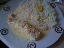 Papillotes de saumon au riz