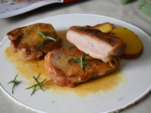 Côtelettes de porc farçies