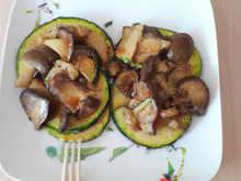 Poêlée de Shitakés et Courgettes