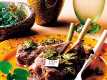 Épaule d'agneau marinée à l'Orientale