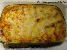 Lasagnes vertes : courgette, dinde et pesto
