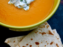 Soupe de carotte au safran