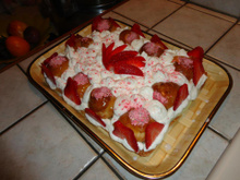Saint-honoré à la fraise et au citron