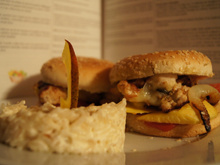 Hamburger maison traditionnel