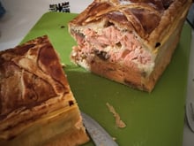 Pâté en croûte de saumon