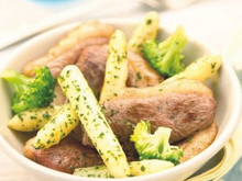 Wok de magret de canard fermier des Landes et d'asperges des sables des Landes