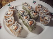 Maki au saumon fumé de Norvège, fromages ail et fines herbes